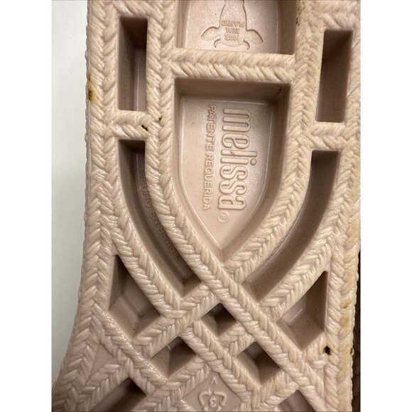 Melissa + Jason Wu Open Toe Camilla Woven Jelly Sandals Size 8 - Picture 10 of 11